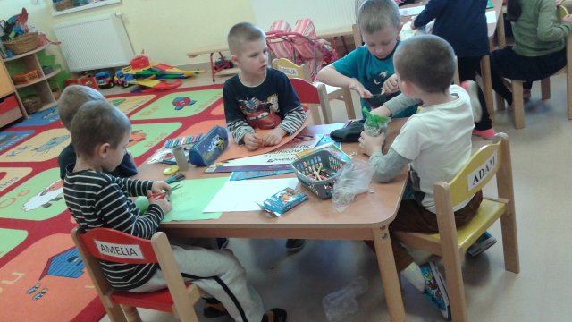 grupa iv - przygotowanie prac  na konkurs plastyczny mj przyjaciel-pluszowy mi 12